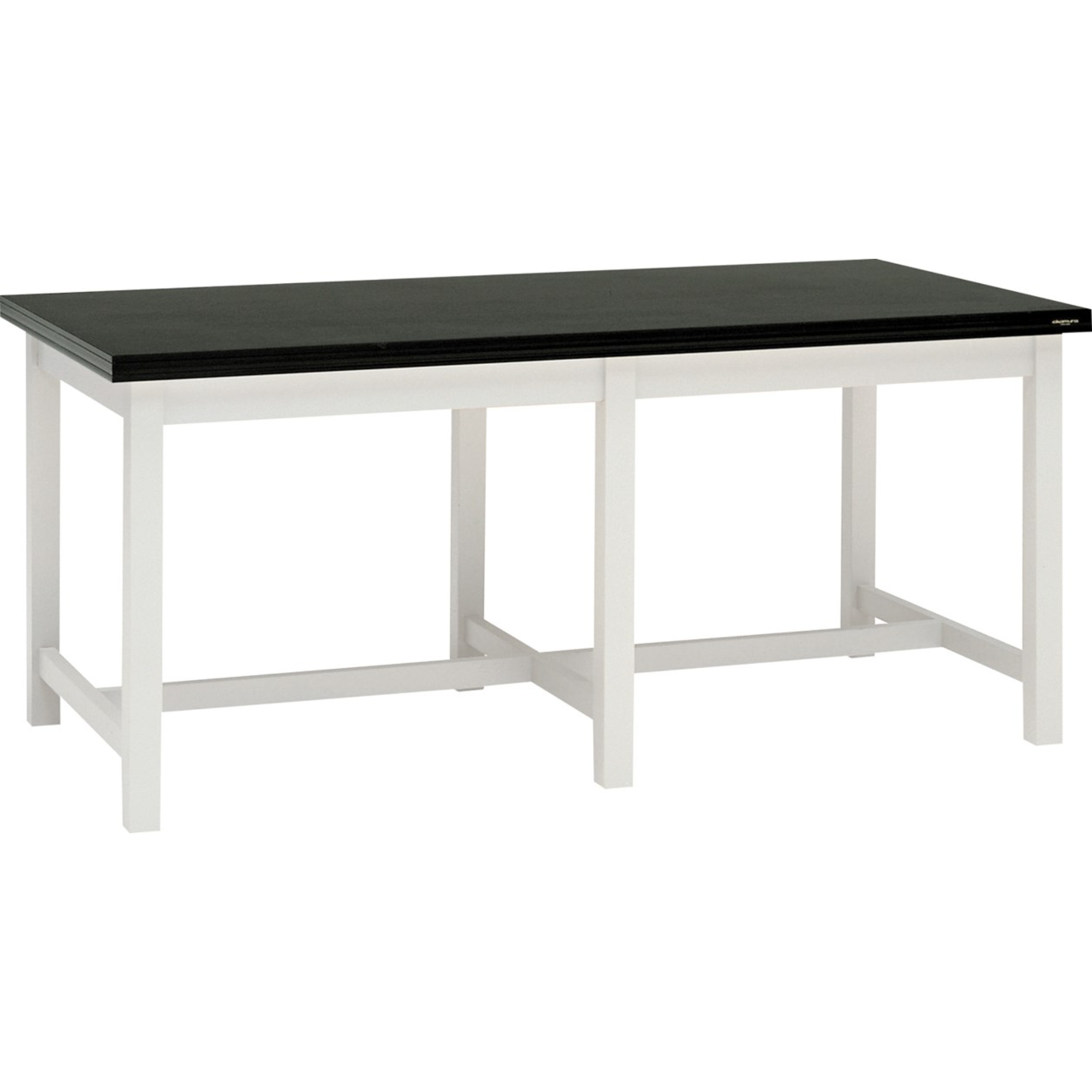 【作業台】木製作業台 両面 アジャスタータイプ 棚無 引出し無 1800×900×800mm